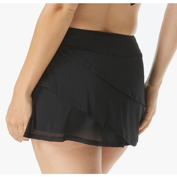 Coco Reef Mesh Layer Swim Skort — Sway Swimsuit Skirt with Attached Boy Short - Picture 2 of 7